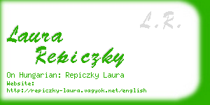 laura repiczky business card